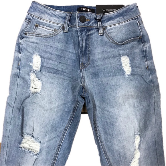 Women’s distressed acid wash stretch skinny NWT - Picture 5 of 5